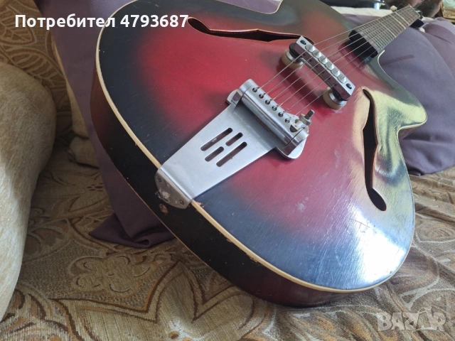 Ретро акустична китара Фрамус, снимка 8 - Китари - 54897178