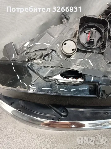 Фолксваген Пасат VW Passat B8 десен фар с лайсна , снимка 3 - Части - 55341723
