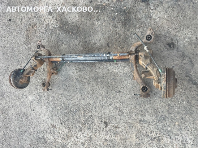 ЗАДЕН МОСТ PEUGEOT 206 НА БАРАБАНИ БЕЗ ABS СЪС АМОРТЕСЬОРИ, снимка 3 - Части - 54920827