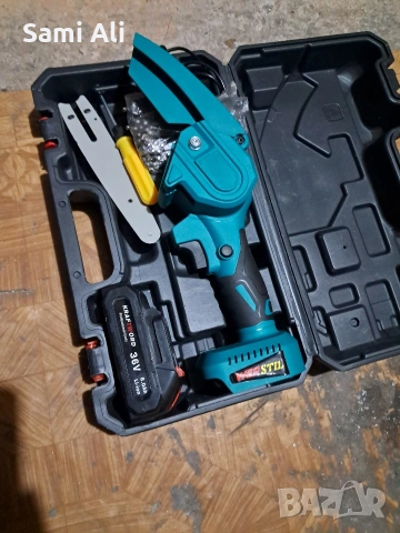 Акумулаторен мини верижен трион KRAFTWORLD 36V – Пълен комплект