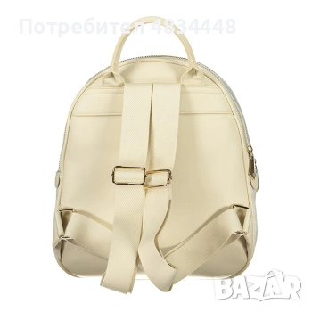 Дамска дизайнерска раница Valentino Queen Re – Цвят Екрю / Крем, снимка 3 - Раници - 54633088