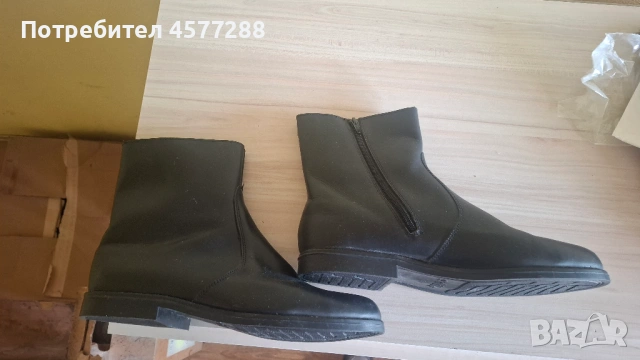 Мъжки  боти от естествена кожа, снимка 4 - Мъжки боти - 53956913