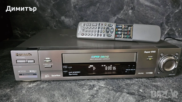Panasonic S-VHS - NV-HS960EG-S videorecorder, видеорекордер