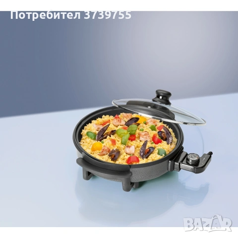Електрически тиган Clatronic, снимка 5 - Съдове за готвене - 54919192