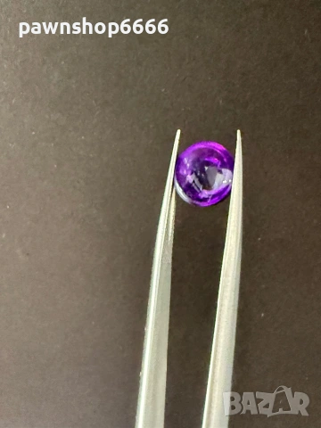 Естествен аметист кабошон – 5.785 ct – Наситен виолетов цвят, снимка 15 - Други - 54845634