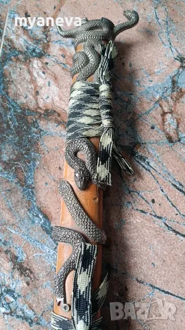 Самурайски мечове , с дървени ножници , кании . , снимка 10 - Бойно оръжие - 55317282