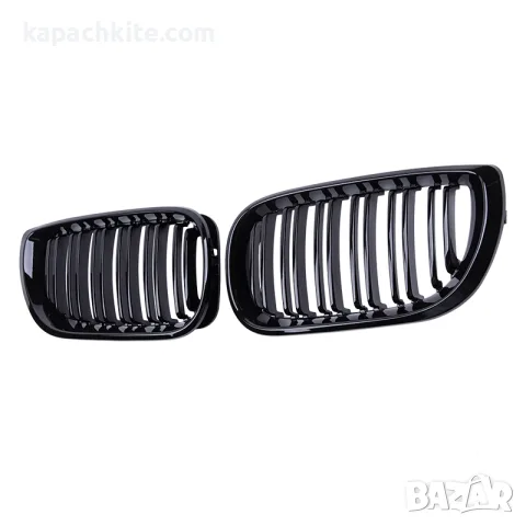 Черни Бъбреци за БМВ (BMW) E46, E60, E90, E91 – Черен Гланц (Пиано Лак), снимка 7 - Аксесоари и консумативи - 55591615
