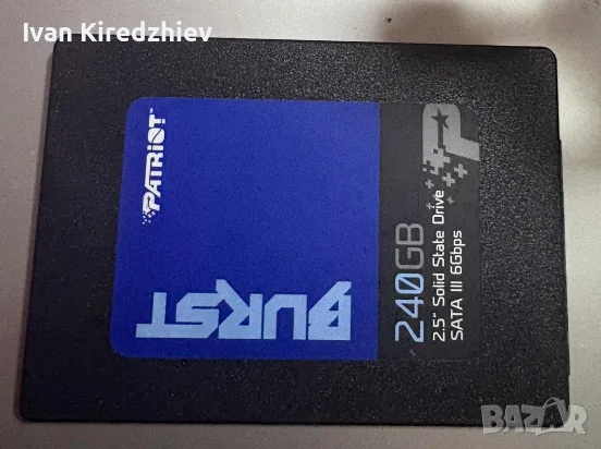 SSD Patriot Burst 240GB SATA – 99% здраве