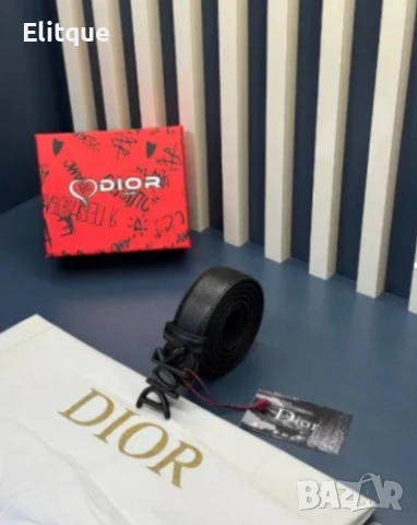 Колани Christian Dior от естествена кожа в кутия на марката , снимка 14 - Колани - 54388687