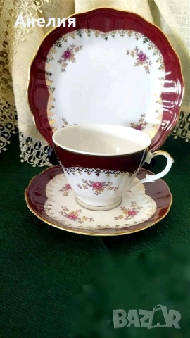 Cmielow Poland бордо красота , снимка 5 - Чаши - 54573293