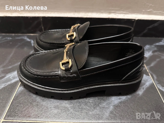 H&M лоуфъри/ мокасини с масивна подметка н.37, снимка 2 - Дамски елегантни обувки - 54982726