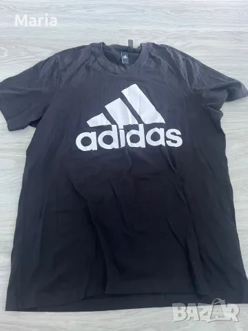 Adidas Essentials Logo тениска черна XL