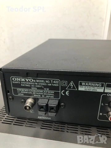 Onkyo fm tuner radio rds, снимка 6 - Радиокасетофони, транзистори - 55137560