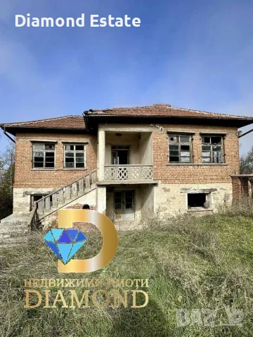 Двуетажна къща в село Овчарово, общ. Харманли, снимка 2 - Къщи - 55392019
