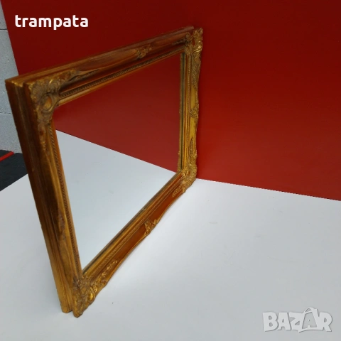 НАЙ ДОБРАТА ОФЕРТА Огледало в барокова рамка , снимка 3 - Антикварни и старинни предмети - 54453997