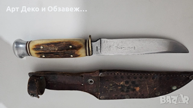 Стар нож Еленски Рог, снимка 5 - Ножове - 54677920