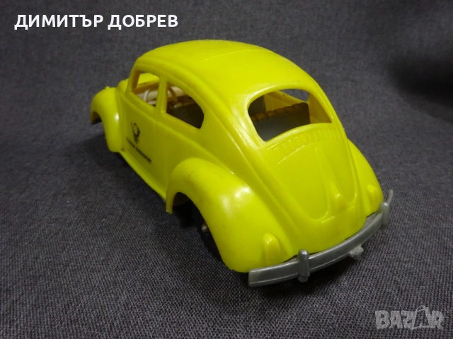 СТАРА РЕТРО ПЛАСТМАСОВА ИГРАЧКА КОЛИЧКА VOLKSWAGEN, снимка 4 - Колекции - 54105993