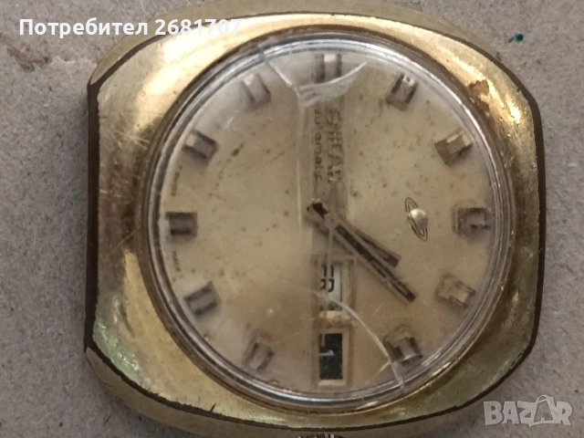 позлатен часовник Enicar, снимка 3 - Мъжки - 54240046