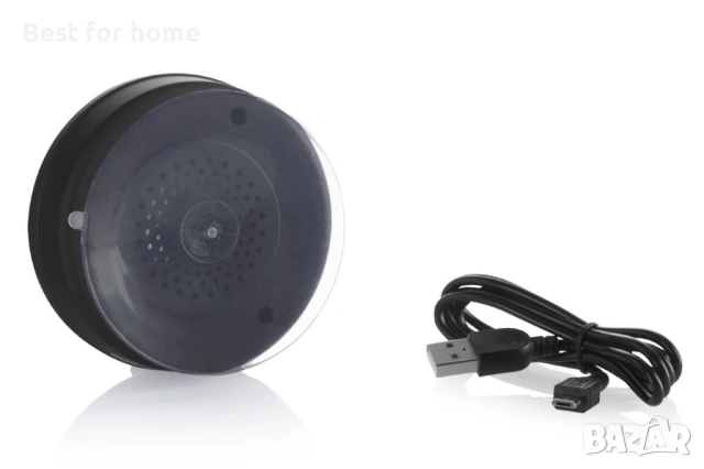 SILVERCREST Bluetooth високоговорител за баня ЧЕРЕН Музика, снимка 2 - Други - 54388975