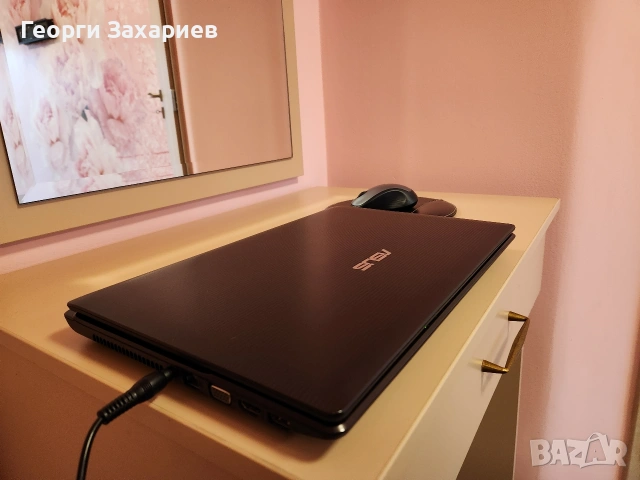 Светкавичен ASUS K53 | НОВО SSD + 8GB RAM | Core i3 | Алуминиев корпус, снимка 3 - Лаптопи за дома - 54490189