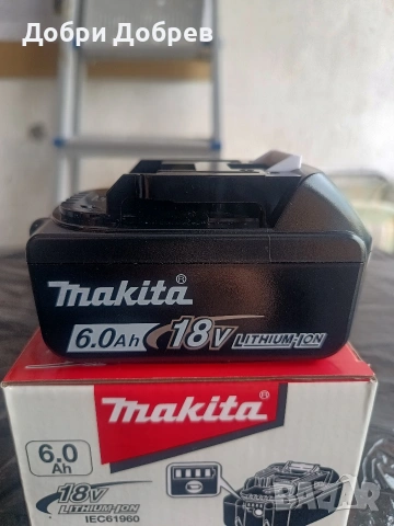Батерия Makita 18V 6A - реплика, снимка 3 - Винтоверти - 54755746