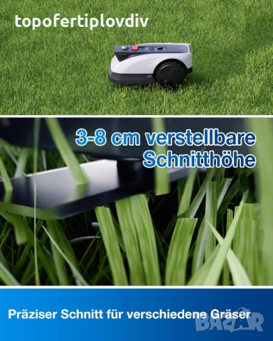 Косачка робот ECOVACS Goat O500 Panorama,500 m²,Гаранция, снимка 6 - Градинска техника - 54697776