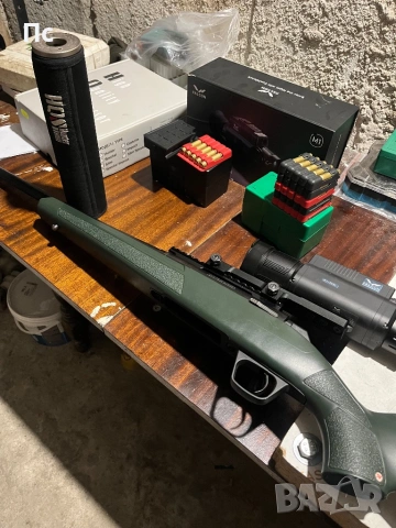 Ловен сет : winchester XPR 223rem ,Falcon medusa me1 , HQS hunter 223rem, снимка 3 - Ловно оръжие - 54781718