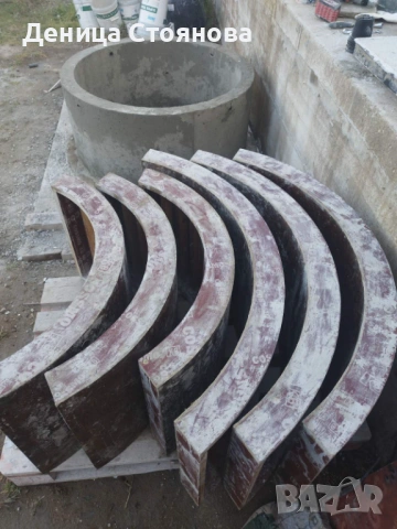 Продавам дървени калъпи за бетонни пръстени 