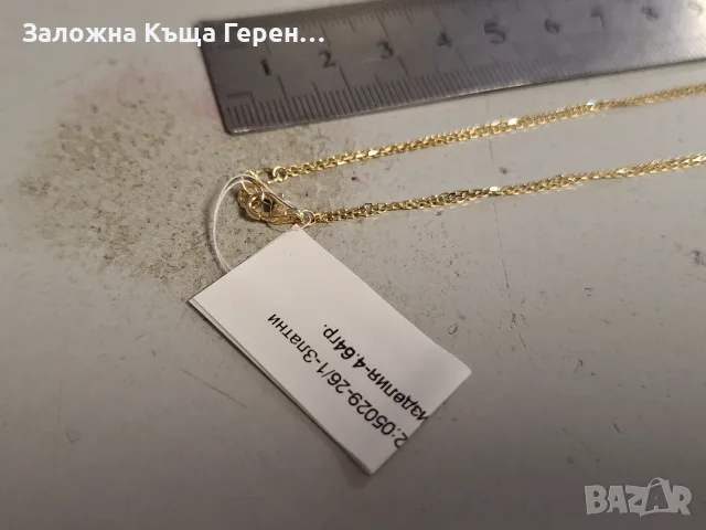 Златно Колие - 4,64гр. - 14к., снимка 2 - Колиета, медальони, синджири - 55348345