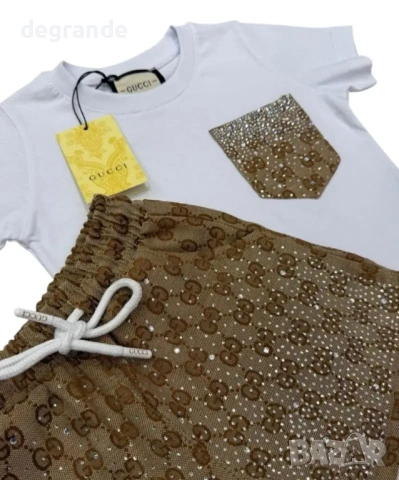 🎂Блестящ Луксозен комплект Gucci 💫 2 3 4 5 10 12г., снимка 3 - Детски комплекти - 54814068