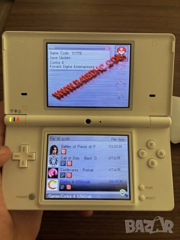 Nintendo DSi White + R4 Карта, снимка 3 - Nintendo конзоли - 55493388