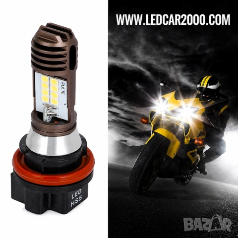 LED HS5 12V 35W – Мощна LED крушка за мотор и ATV, снимка 6 - Аксесоари и консумативи - 54778881