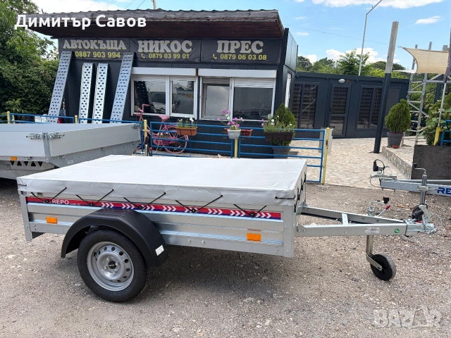 Туристическо ремарке REPO RPP с плосък брезент, снимка 9 - Ремаркета - 55190543