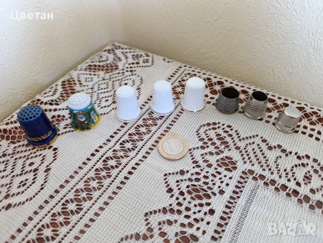 ретро домакински ножици и напръстници, снимка 10 - Подаръци за жени - 48794845