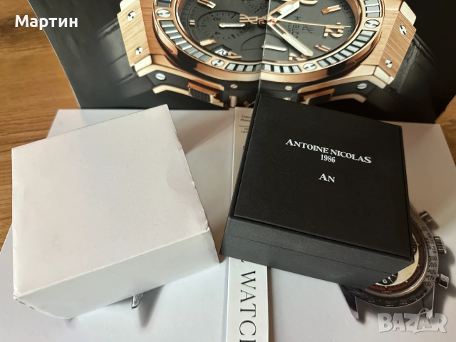 Автоматичен часовник - Antoine Nicolas - Batumi, снимка 3 - Мъжки - 53287574