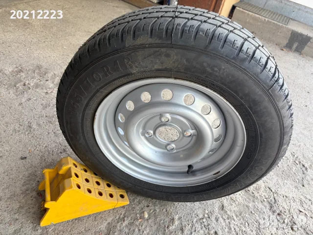 Чисто нова гума с джанта за ремарке 165/70R13, снимка 2 - Ремаркета - 55562778