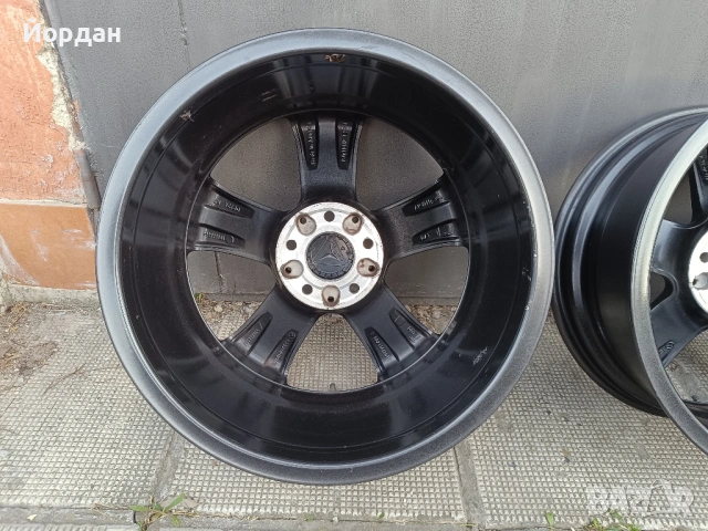 ОРИГИНАЛНИ джанти 18 ' цола 5x112 МЕРЦЕДЕС / MERCEDES BENZ ET38 8J + датчици, снимка 14 - Гуми и джанти - 54200716