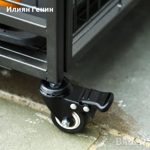 Сгъваема метална клетка за кучета PawHut, снимка 11 - За кучета - 54164257