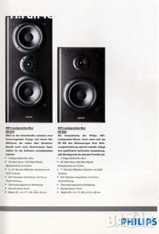 PHILIPS FB670 Тонколони, снимка 4 - Тонколони - 54649304