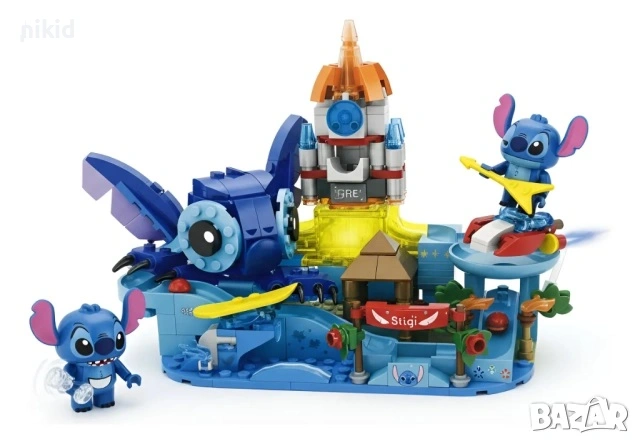 Stitch Стич 395 части конструктор лего строител, снимка 2 - Конструктори - 54623602