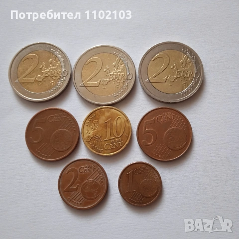 Монети Евро Сборен лот
