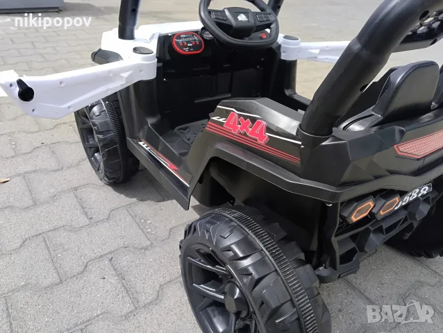 TEXAS акумулаторен джип FAST UTV бял, снимка 10 - Детски велосипеди, триколки и коли - 55440122