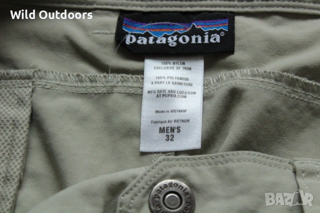 PATAGONIA - мъжки къси панталони, размер 32 (М), снимка 3 - Спортни дрехи, екипи - 54768171