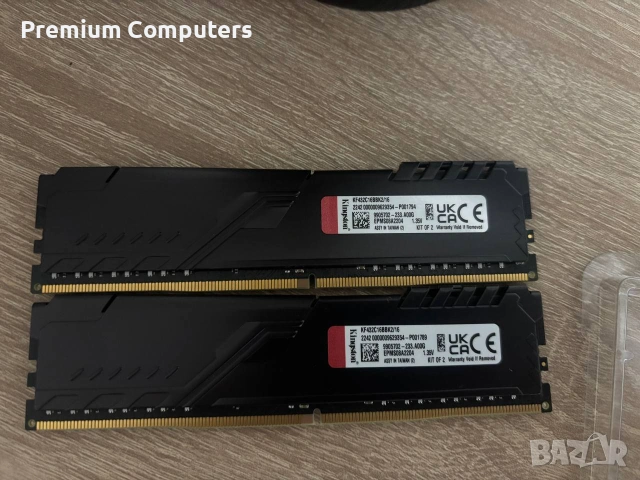 Рам памет Kingston FURY Beast Black DDR4 16GB 3200Mhz, снимка 3 - RAM памет - 55162102