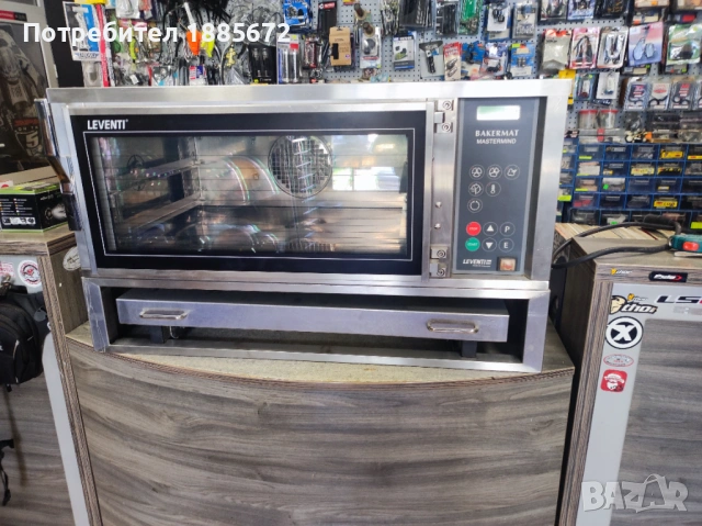 Конвектомат фурна Leventi Bakermat 220V 2016г, заедно с основа и маса., снимка 7 - Обзавеждане за заведение - 52019949