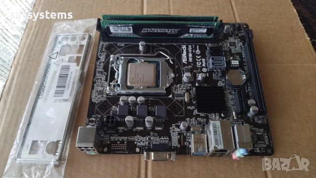 Дънна платка ASRock H81M-VG4 R2.0 Socket LGA1150, снимка 2 - Дънни платки - 54579663