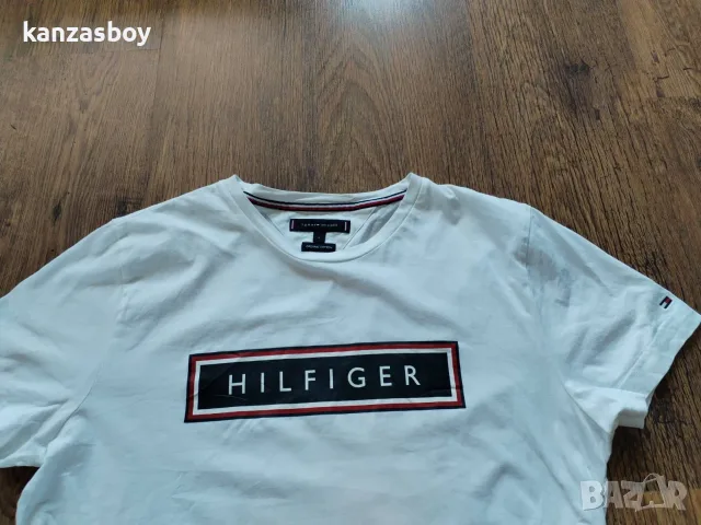 Tommy Hilfiger - страхотна мъжка тениска L, снимка 2 - Тениски - 55652192