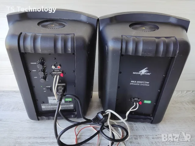 Професионални Активни Тонколони MONACOR MKA-80SET/SW – Готово Озвучаване с ТОП Звук!, снимка 4 - Обзавеждане за заведение - 55696007