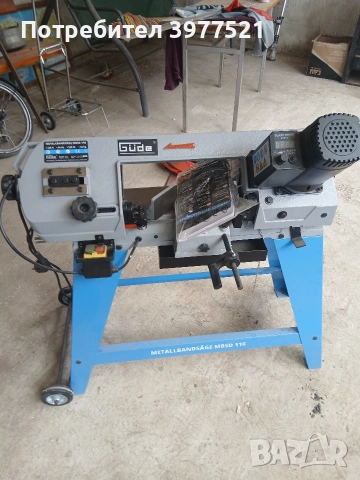 Лентов банциг за метал MBSD 116, GUDE, 550 W, снимка 3 - Други инструменти - 54659624