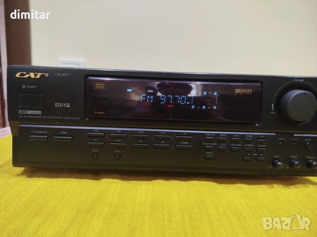 Усилвател CAT - CS- 907 AV POWER Amplifier 📢 , снимка 6 - Ресийвъри, усилватели, смесителни пултове - 55128800